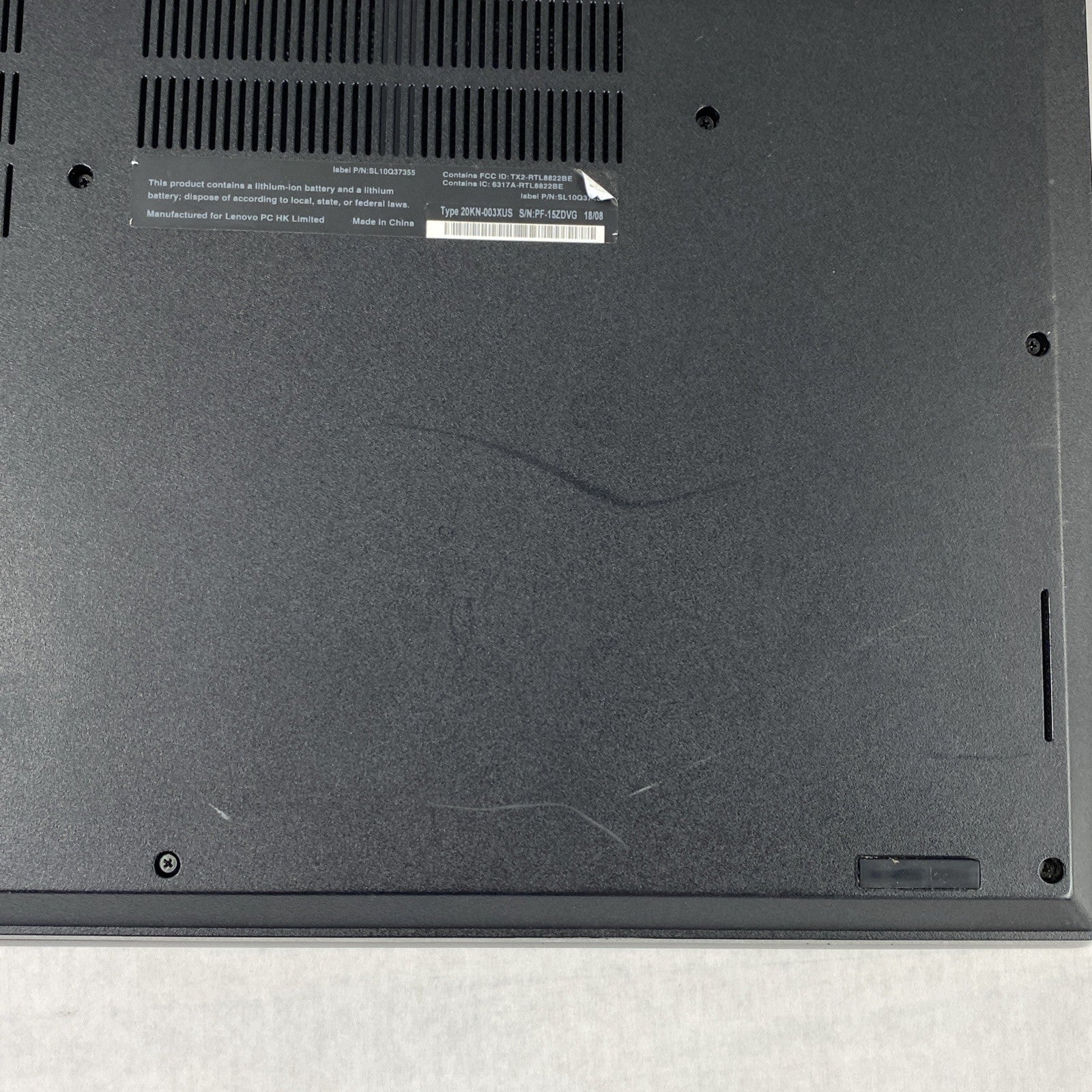 Lenovo ThinkPad E480 Intel Core i5-8250U 1.60 GHz 8GB RAM 14' No HDD No OS
