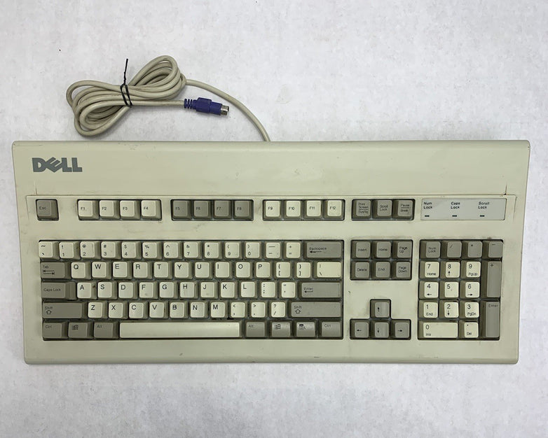 Dell AT101W PS/2 Wired Mechanical Vintage Keyboard