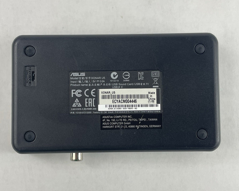 ASUS Xonar U5 External 5.1 Sound Card - Untested