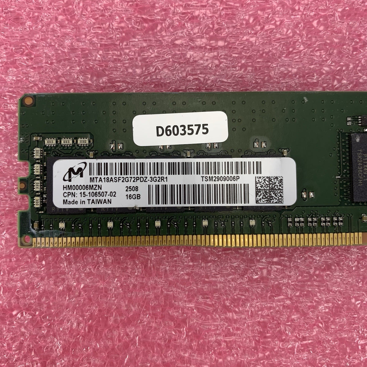 Micron MTA18ASF2G72PDZ-3G2R1 16GB 1Rx16 Desktop Memory RAM6
