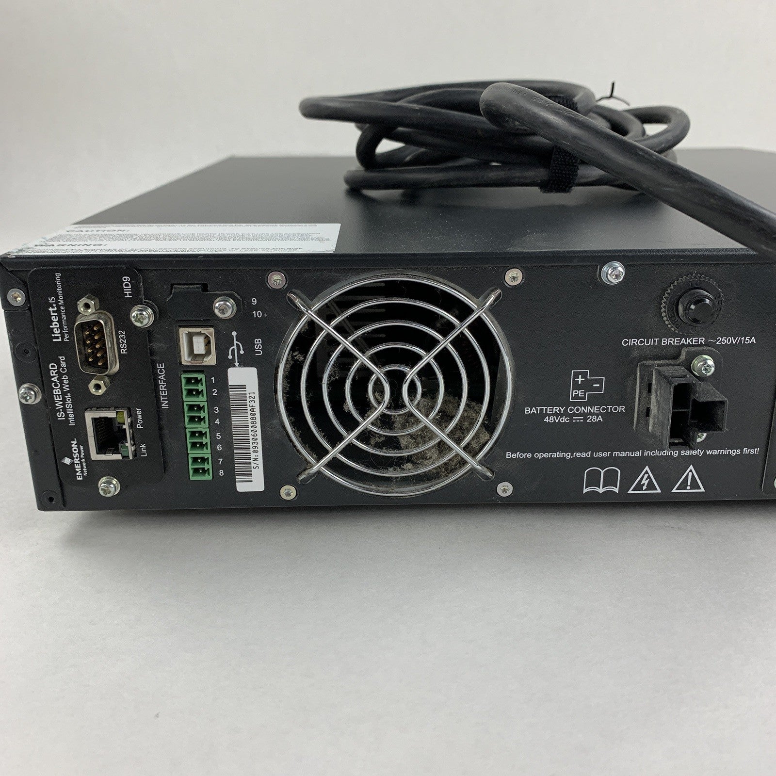 Liebert Emerson GXT3-1500RT120 UPS System Tested No Batteries No Caddy