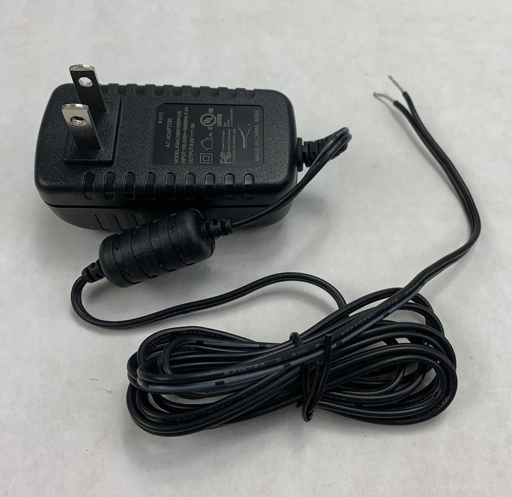 Unbranded KSAC0900100W1US 9V 1A AC Adapter - No Tip (Lot of 6)