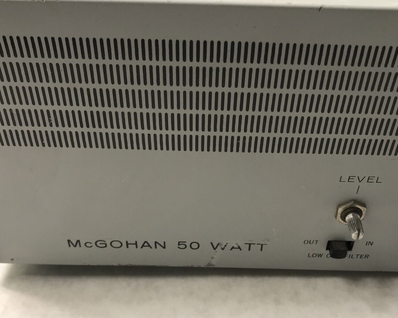 McGohan Electronics MS-501 Booster Amplifier 50 Watts