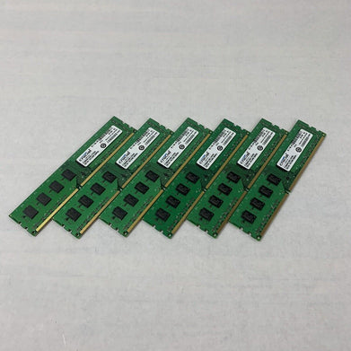 Crucial 2GB 240-Pin DIMM 256MX64 Memory CT25664BA1339A.C16FMR2 (Lot of 6)