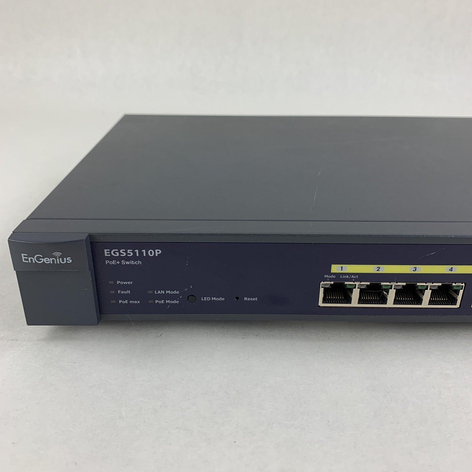 EnGenius EGS5110P 8 port Gigabit PoE Smart Switch Tested Reset