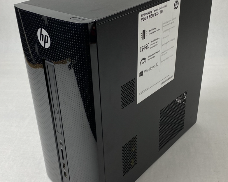 HP 251-A244 MT AMD A6-6310 1.80GHz 6GB RAM No HDD No OS No PSU/AC Adapter