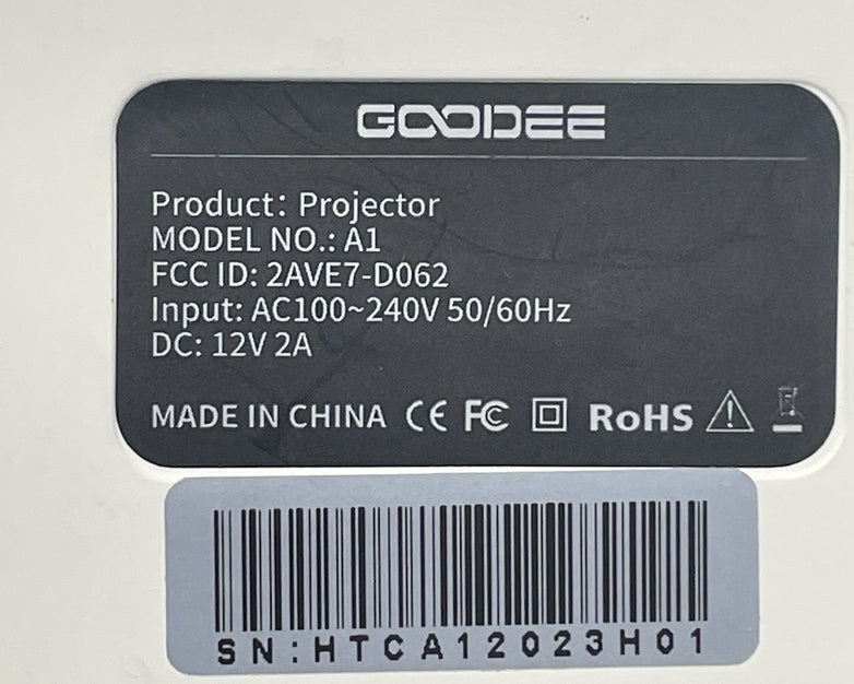 Goodee A1 Projector Tested