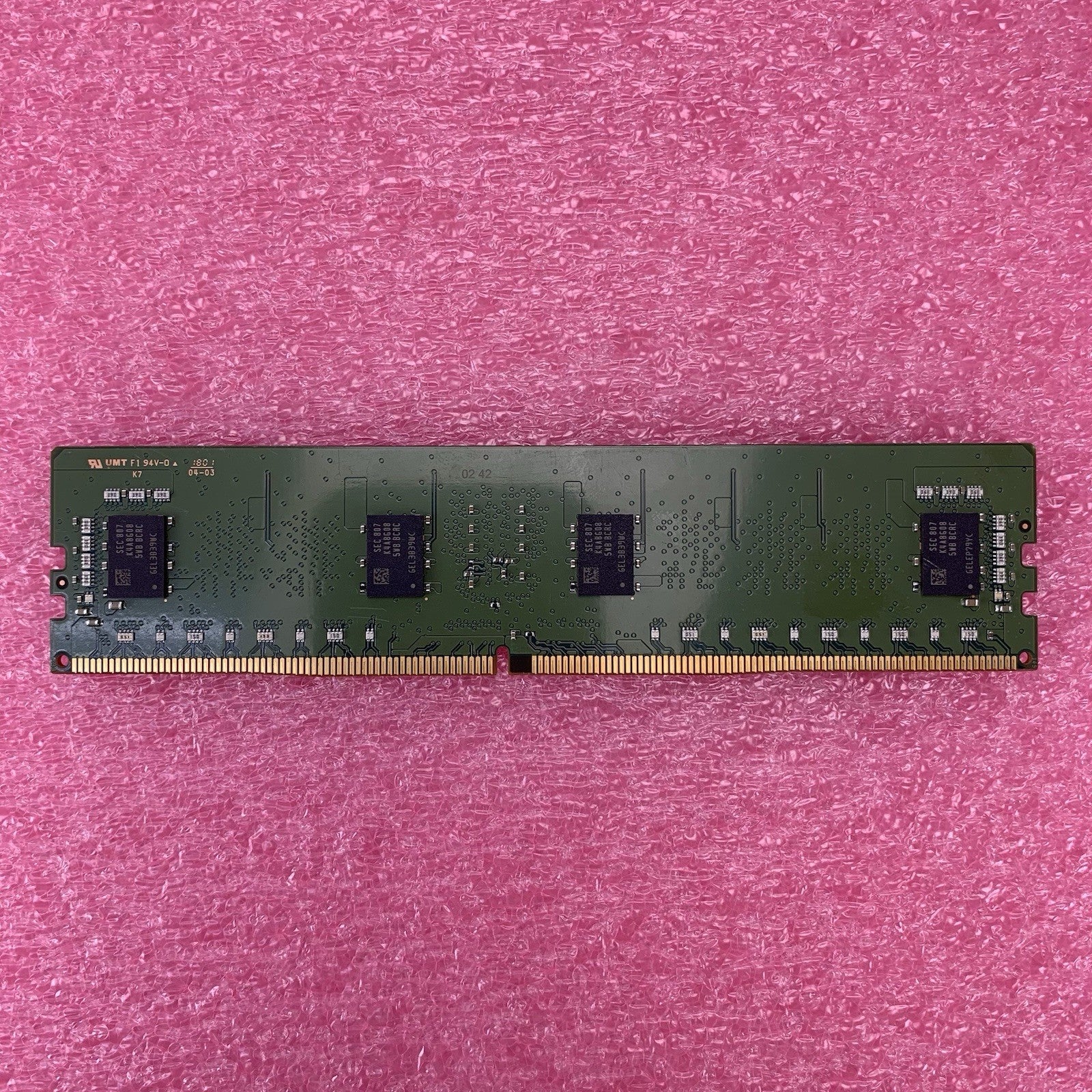 Samsung M393A1K43BB0-CRC0Q PC4-2400T-RD0-11-DC0 8GB 1Rx8 Desktop Memory RAM7