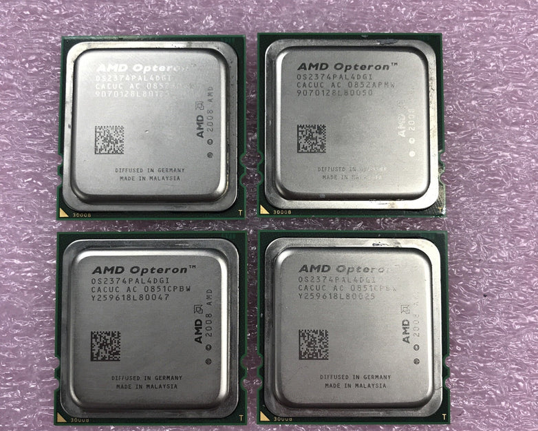 (Lot of 4) AMD Operation 0S2374PAL4DGI CACUC AC 0852APMW 9070128L80125