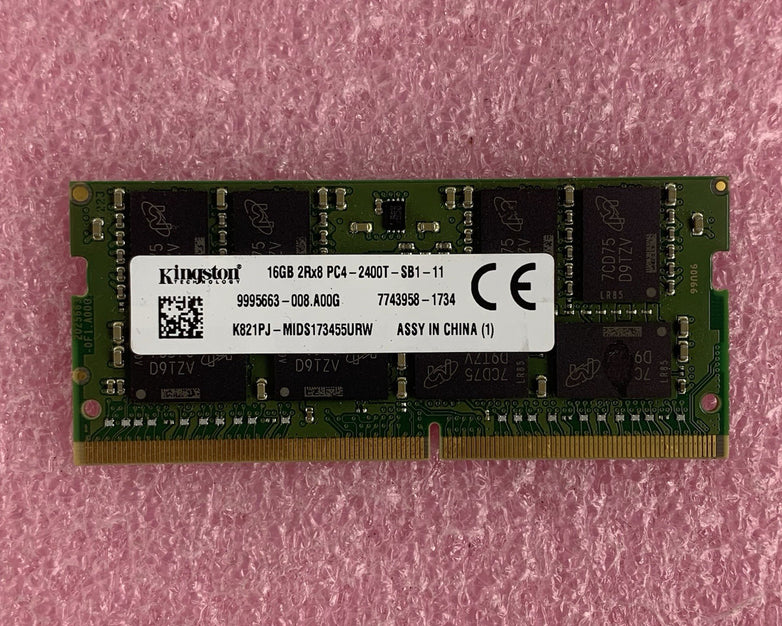 Kingston 9995663-008.A00G PC4-2400T 16GB 1x16GB DDR4 2400MHz Laptop Memory Ram