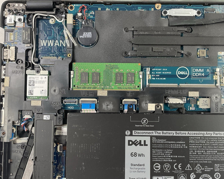 Dell Latitude 5400 14" i7-8665U 1.90 GHz 8 GB RAM No SSD/OS/AC - READ
