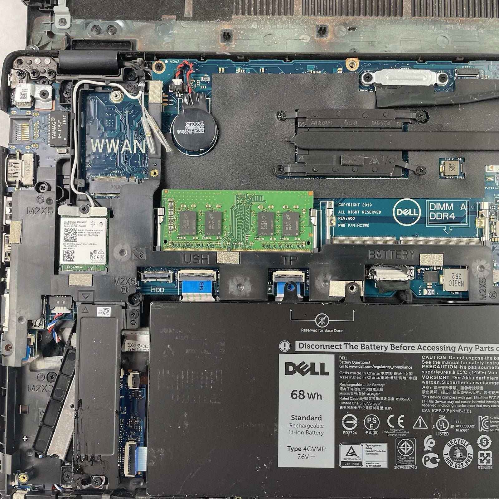 Dell Latitude 5400 14" i7-8665U 1.90 GHz 8 GB RAM No SSD/OS/AC - READ22
