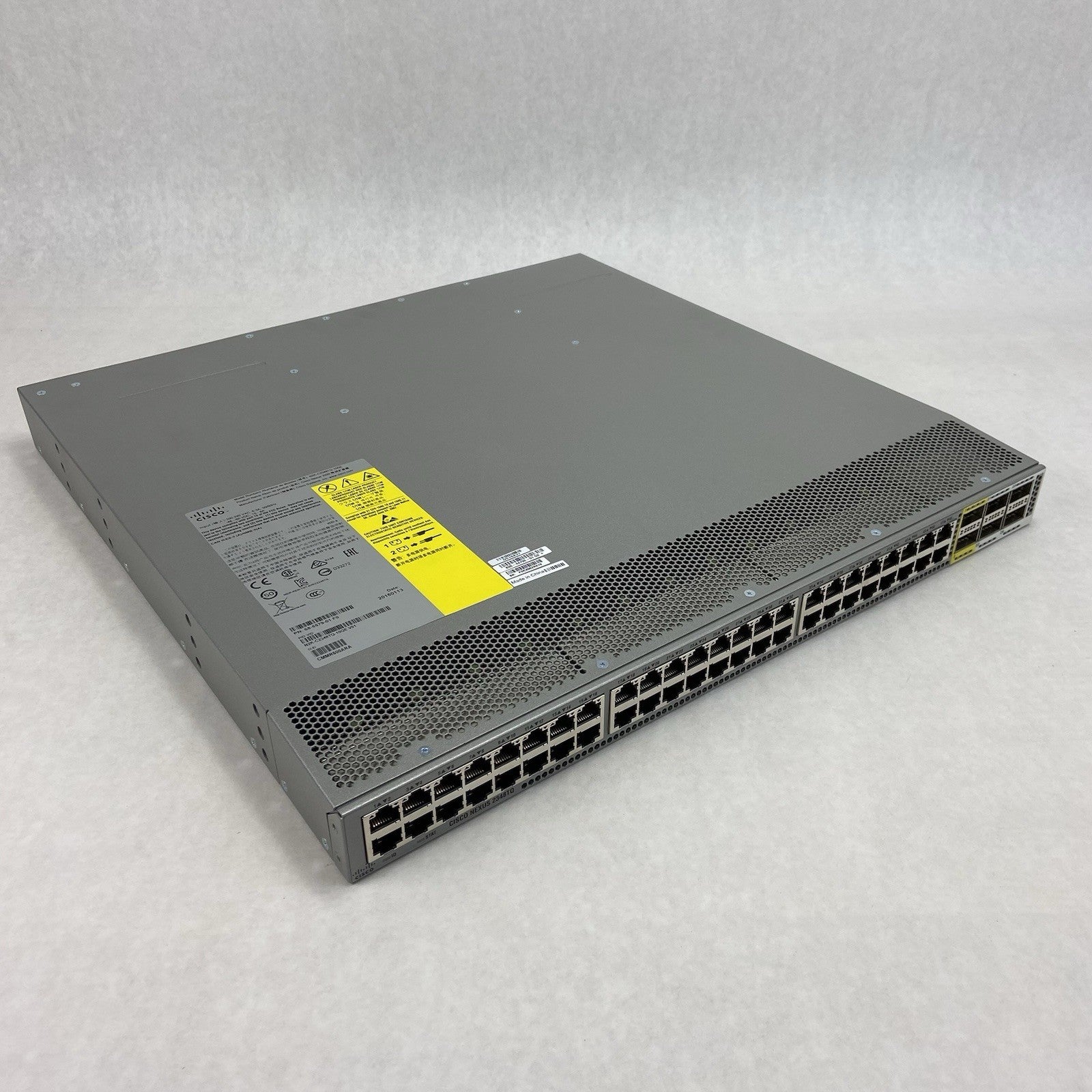 Cisco Nexus N2K-C2348TQ-10G-E 48-Port Fabric Extender Open Box W/ 4 Transceivers