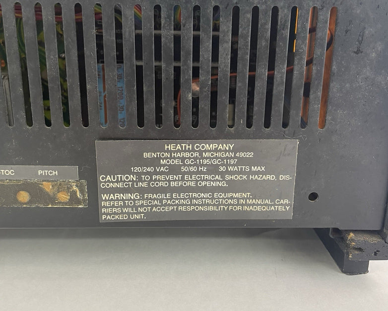 Heathkit GC-1197 Digital Clock For Parts Or Repair