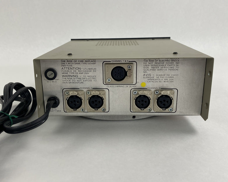 Telex PS-2L Two Channel Power Supply Power Tested