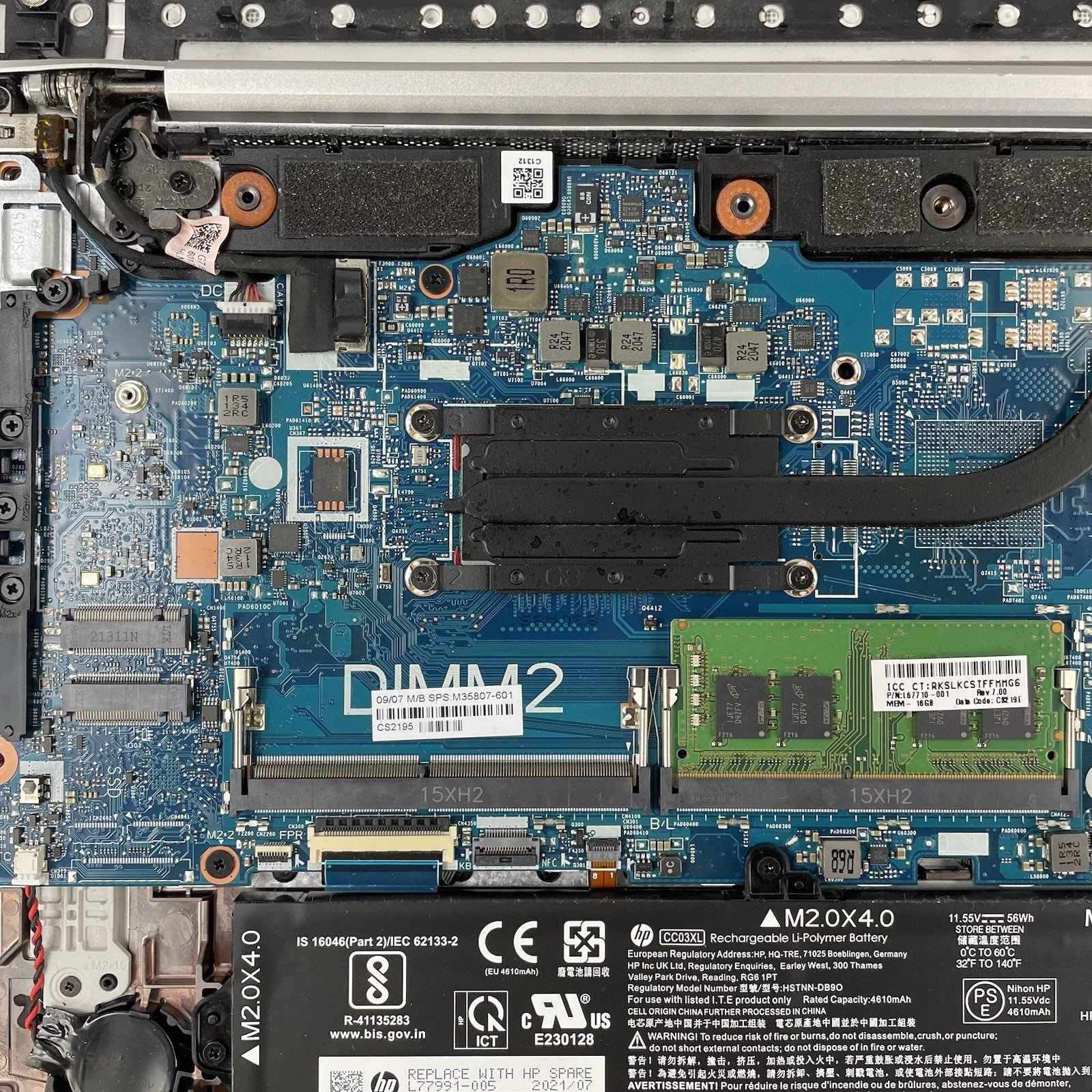 HP EliteBook 850 G6 15.6" i5-1145G7 2.60 GHz 16 GB RAM No SSD/OS/AC - Bad Corner20