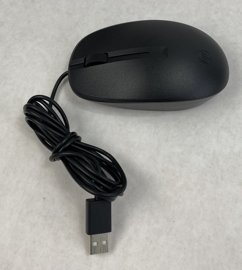 Lot of 3 HP 125 TPA-P001M USB Wired Mouse Tested