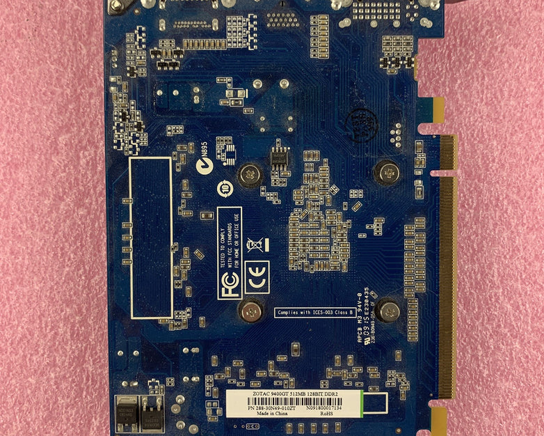 Zotac GeForce 288-30N49-010ZT 9400GT 512MB 128bit DDR2 DVI VGA Video Card