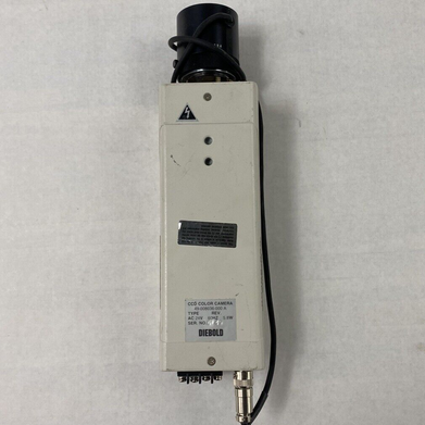Diebold CCD Camera AC24V 49-008036-000A 25mm APC TV Lens For Parts or Repair