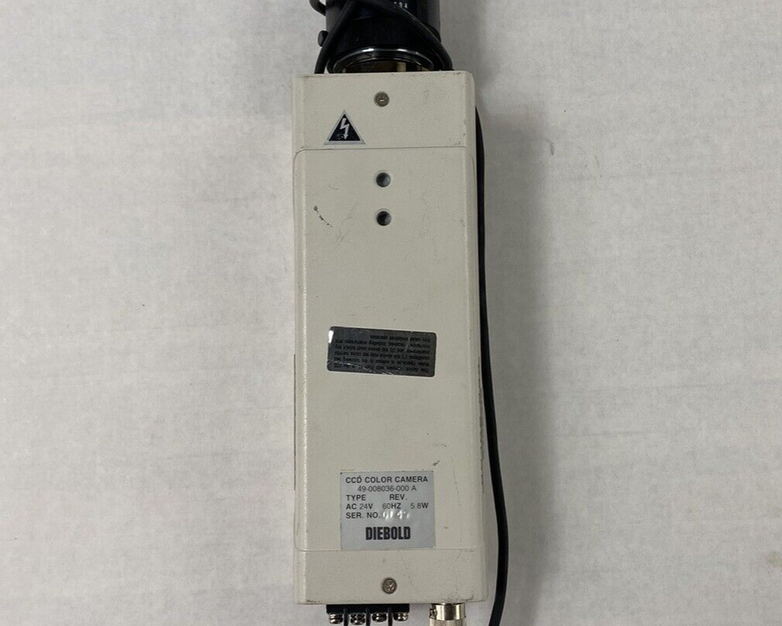 Diebold CCD Camera AC24V 49-008036-000A 25mm APC TV Lens For Parts or Repair