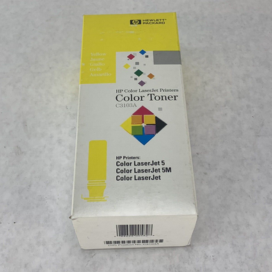 HP Color LaserJet Printers Color Toner C3103A Yellow Color LaserJet 5(M)