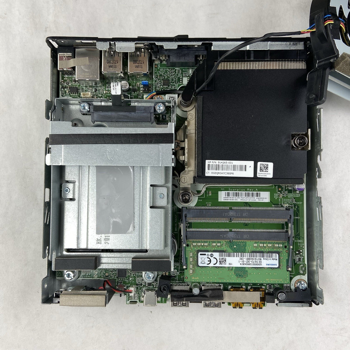 HP EliteDesk 800 G3 Micro Intel Core i7-7700T 2.9GHz 8GB RAM No AC/HDD/OS8