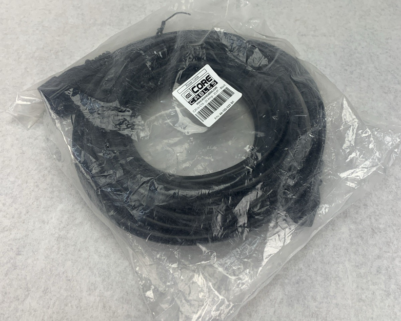 E Core Cables 44-105-025 BK C20 to C19 20Amp 25ft Black Power Cable