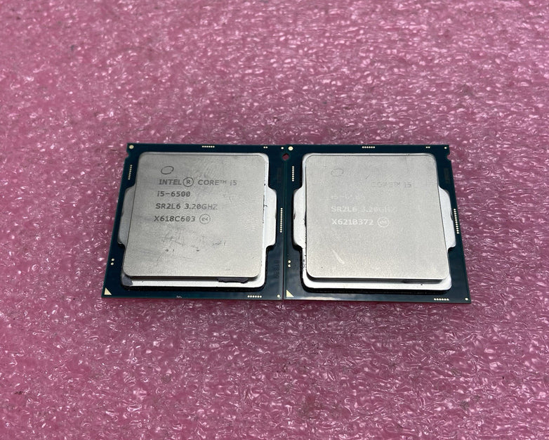 lot of 2 Intel Core i5-6500 SR2L6 3.2GHz Desktop CPU