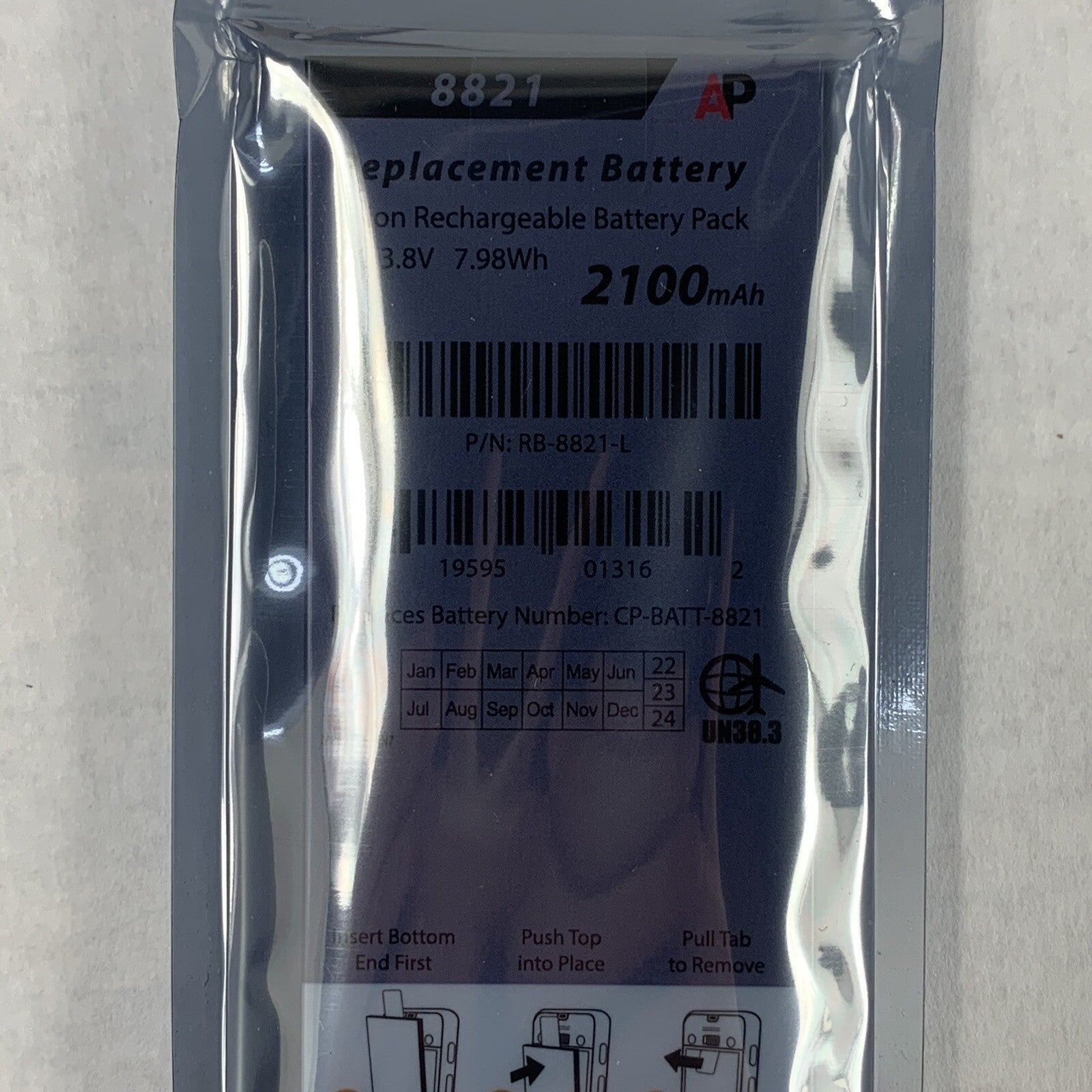 Artisan RB-8821-LReplacement Batt Cisco CP-BATT-8821 2100mAh 3.8V 7.98Wh New