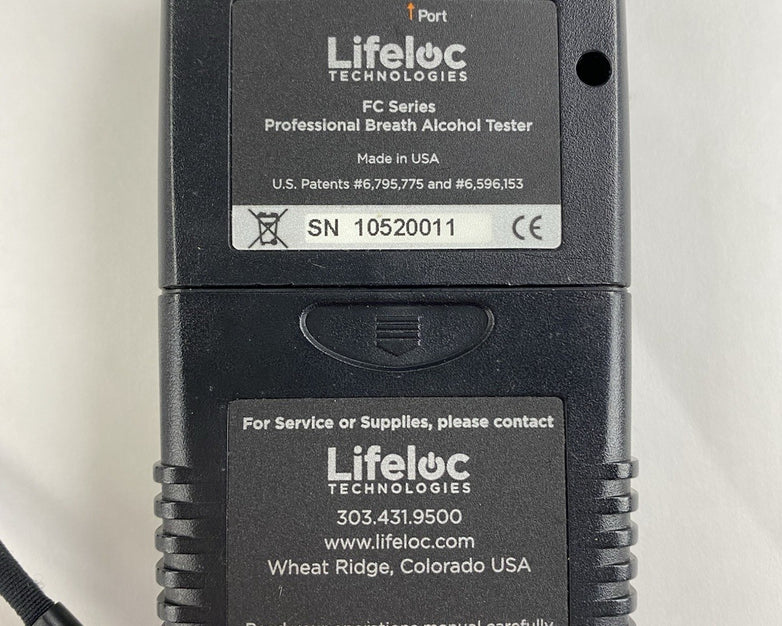 Lifeloc FC10 Breathalyzer FC Series No Cords/ Not Tested