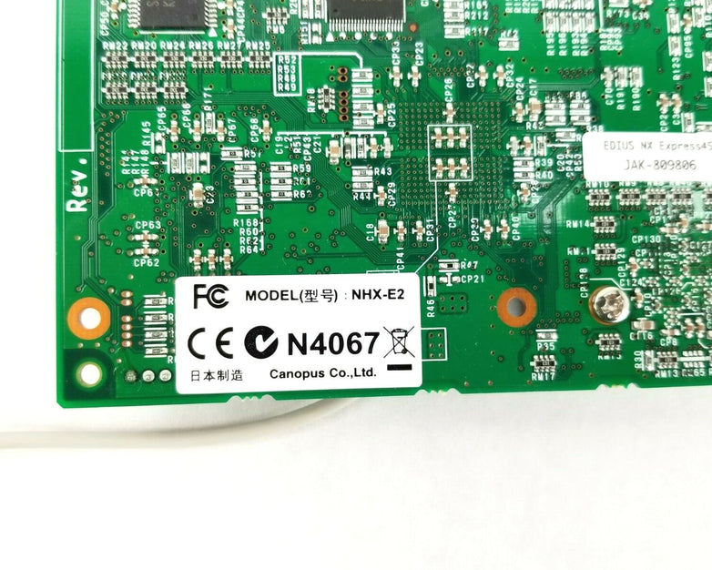 Canopus NHX-E2 PCI-E Non-Linear Editing Card with NHX-E1