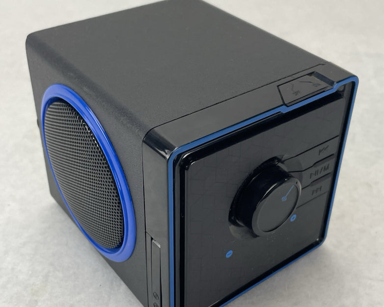 Gogroove Sonaverse BX Portable Speaker Black USB Rechargeable 3.5mm AUX 12W Max