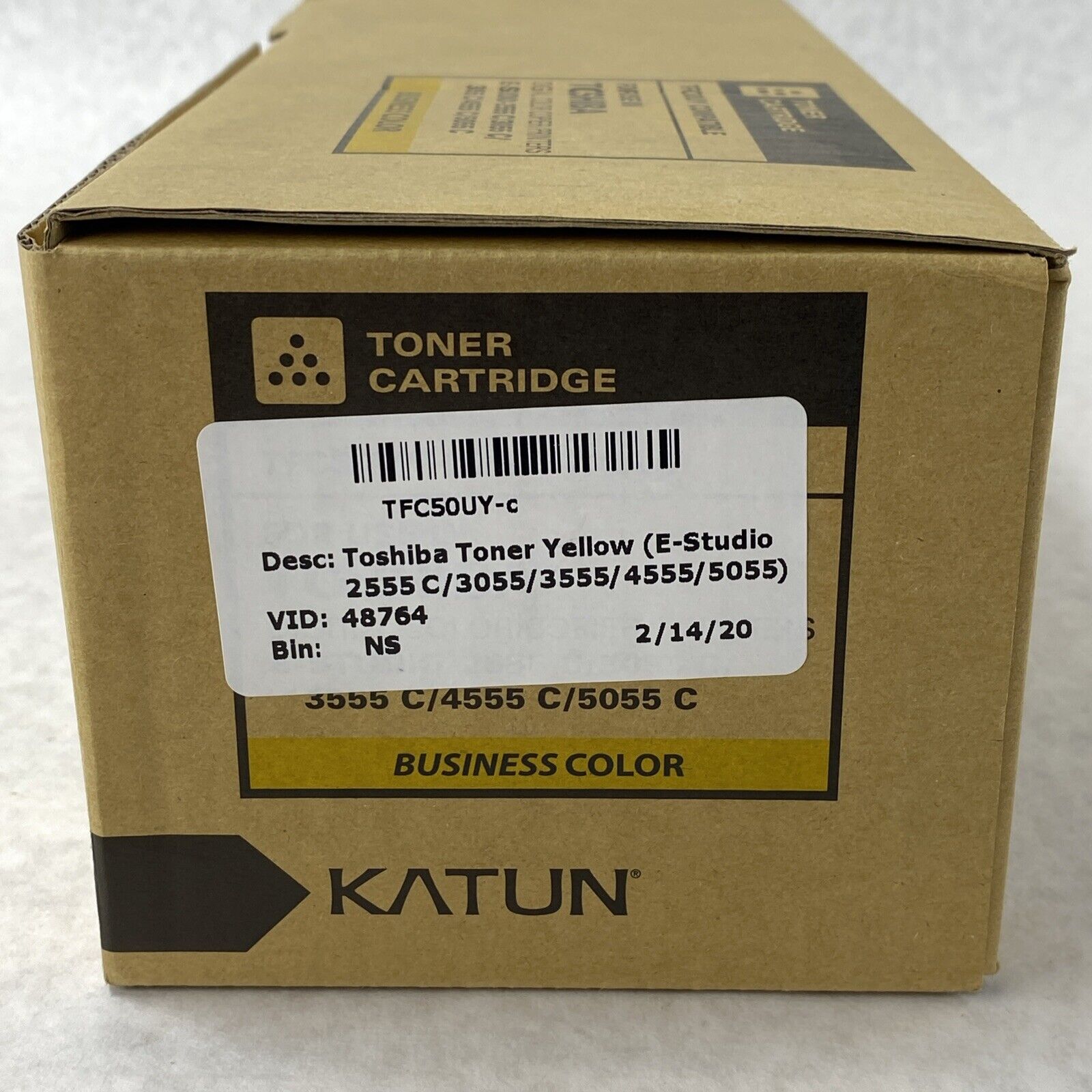 Katun TFC50UY Compatible Yellow Toner Cartridge For Toshiba E-Studio Printers