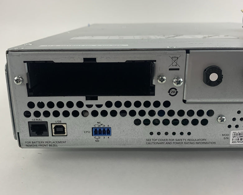APC SMT2200RM2U Smart-UPS 2200VA Power Backup Tested No Face Plate No Batteries