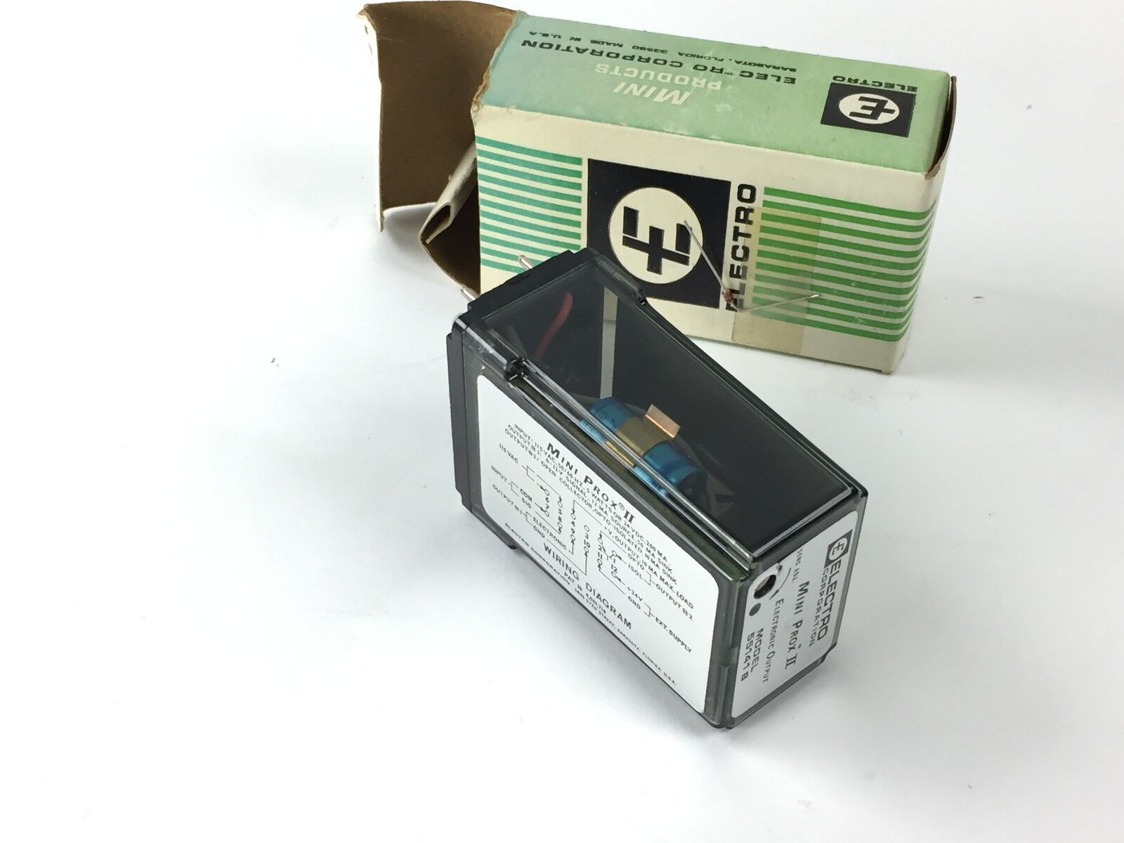 Electro Corporation Mini Prox II Model 55141B 115Vac/24Vdc Proximity Module