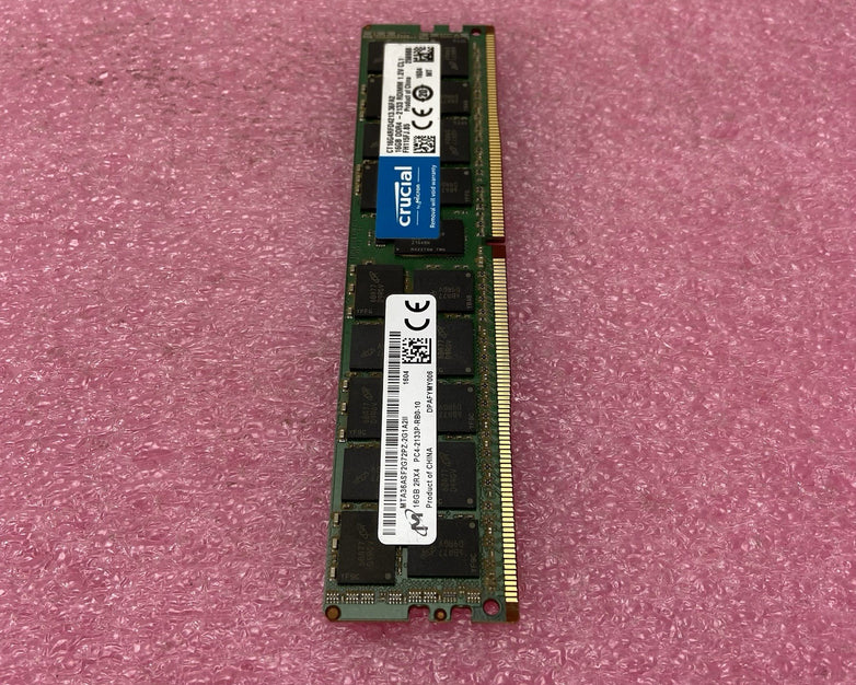 Crucial Micron 16GB 2Rx4 PC4-2133P MTA36ASF2G72PZ-2G1A2II RAM Memory