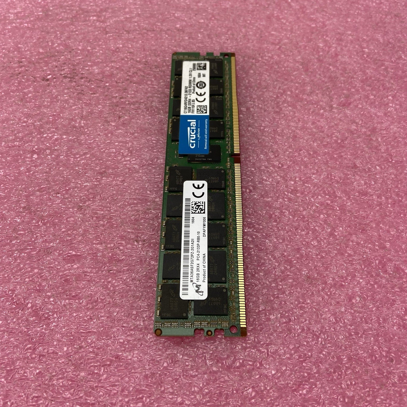 Crucial Micron 16GB 2Rx4 PC4-2133P MTA36ASF2G72PZ-2G1A2II RAM Memory3
