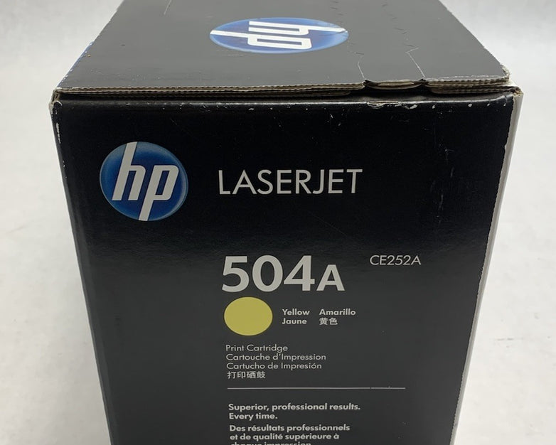 HP Laserjet 504A CE252A Yellow Print Cartridge Exp: Jul 2017