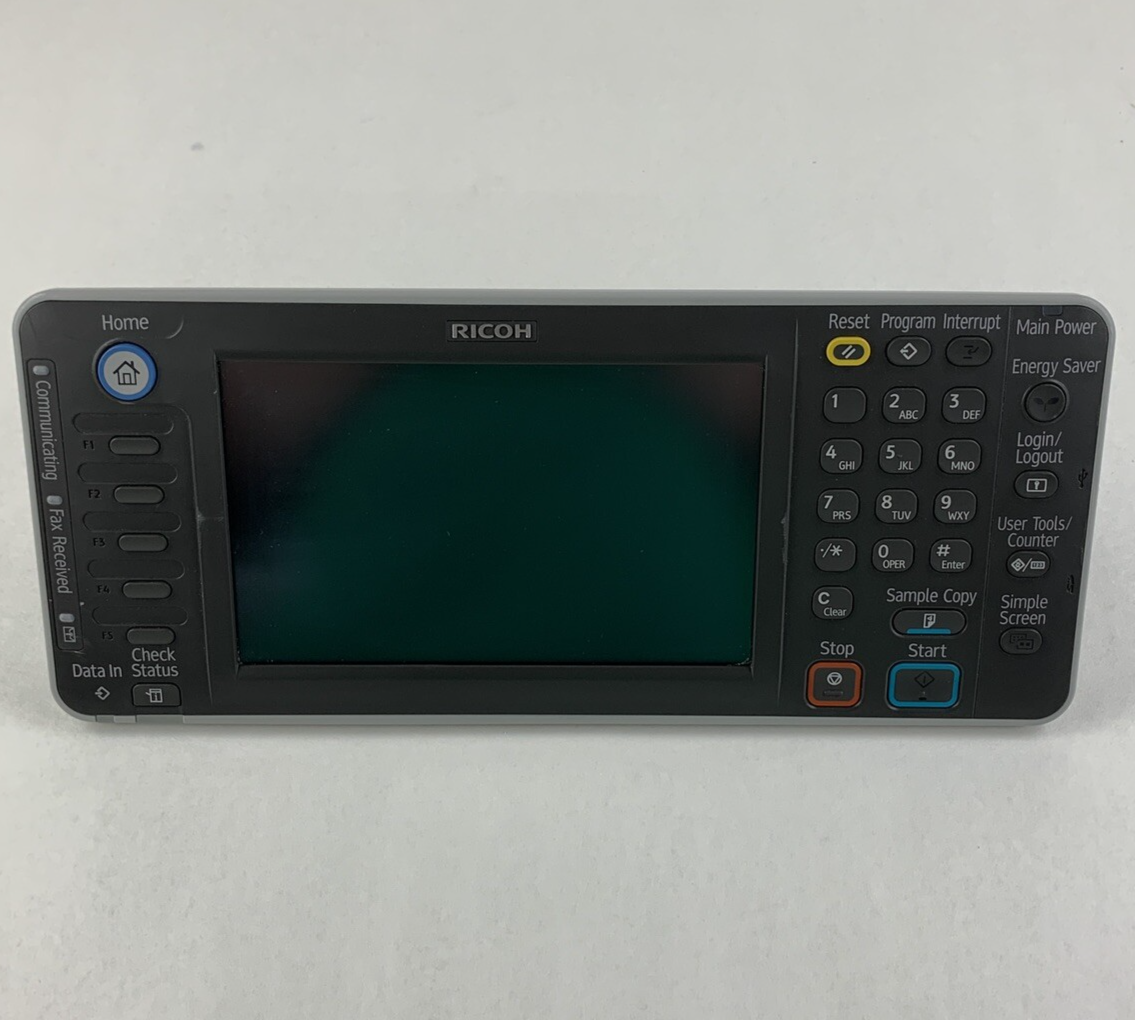 Ricoh Control Panel Display R733-11 for Ricoh MP C4502 C5502 MPC4502 Untested