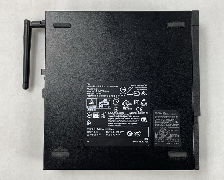 Dell Optiplex 3070 Micro i5-9500T 2.20 GHz 8 GB RAM No W/AC SSD/OS
