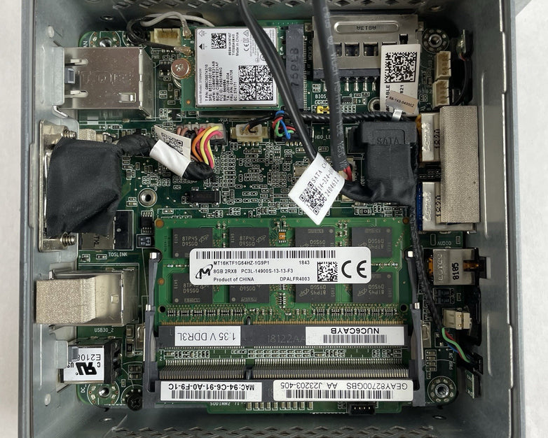 Intel NUC6CAY Micro Celeron J3455 1.50 GHz 8 GB RAM No SSD/OS/AC