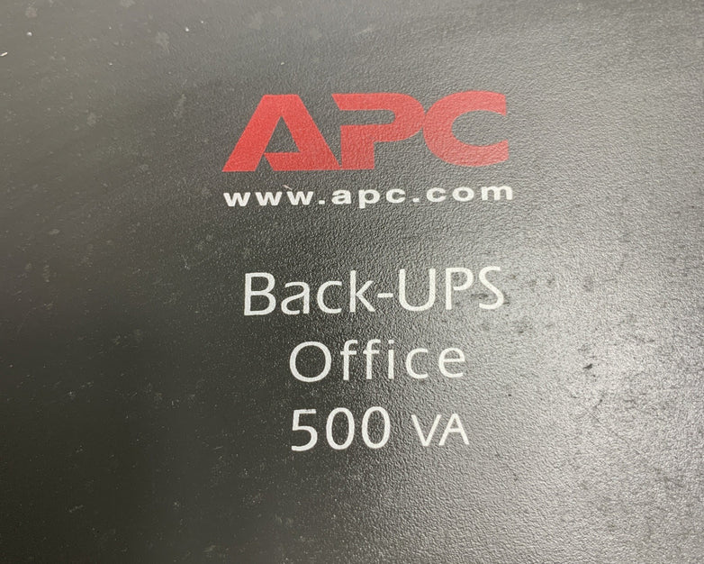 APC 500 VA Back-UPS Office Uninterruptable Power Supply BF500U - No Battery