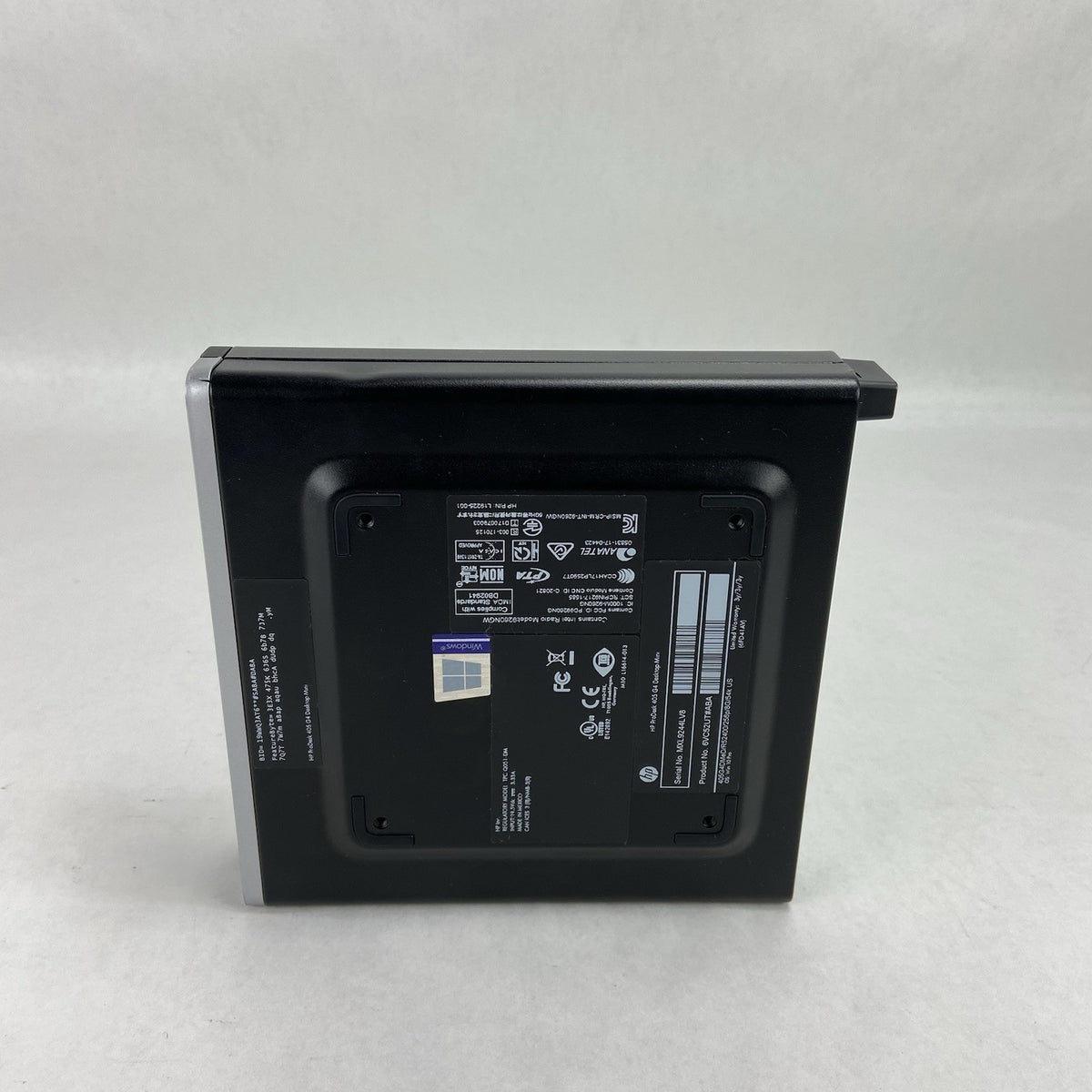 HP ProDesk 405 G4 Micro AMD 5 Pro 2400GE 3.2GHz 8GB RAM No AC/HDD/OS2
