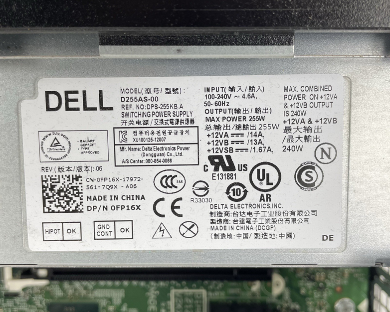 Dell Optiplex 3020 SFF Intel Pentium G3250 3.20 GHz 4 GB RAM No HDD/OS - Scratch