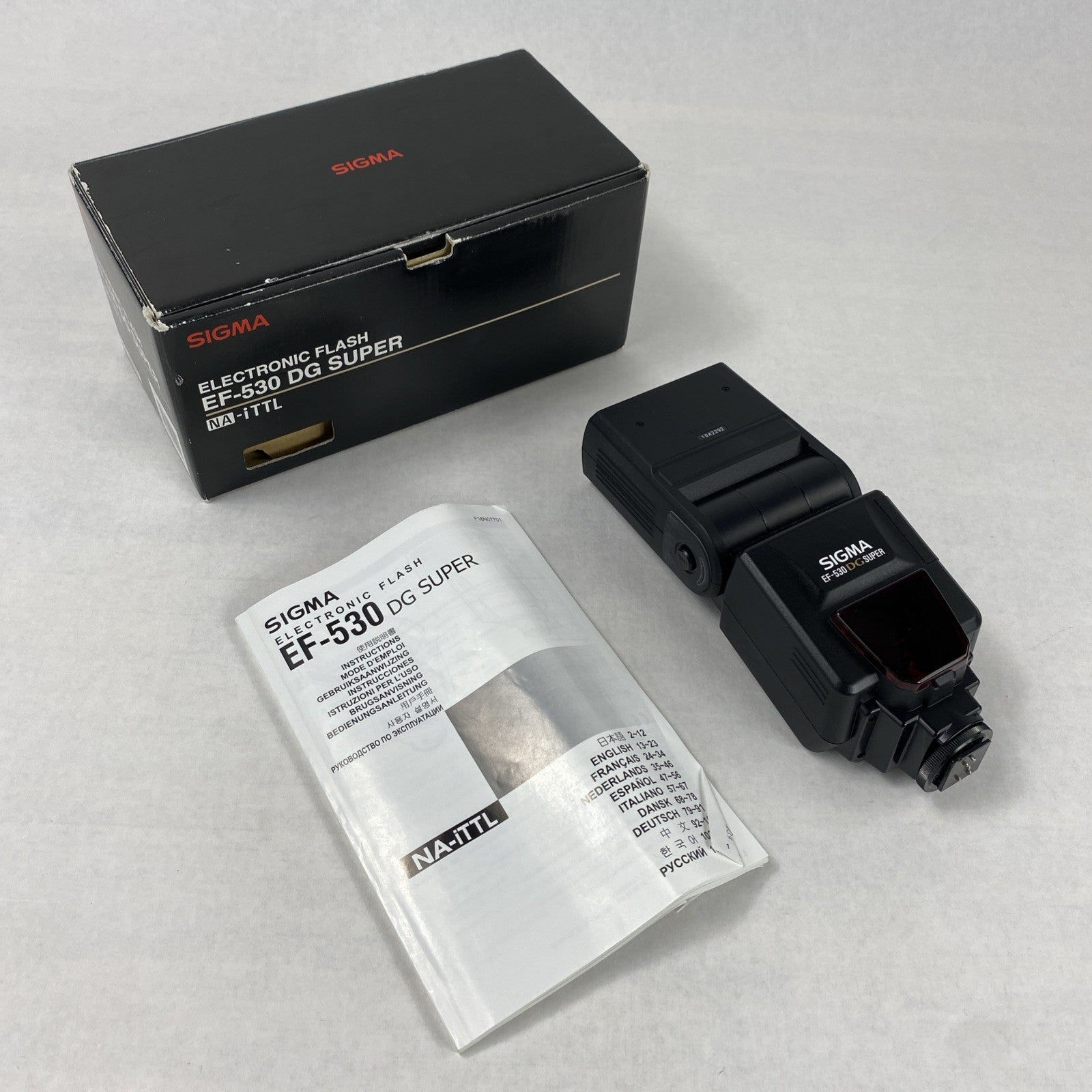 Sigma EF-530 DG Super NA-iTTL Electric Flash For Nikon