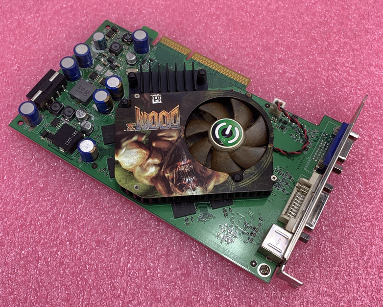 EVGA NVIDIA GeForce 6600 GT 128-A8-N350-TX 128MB AGP Graphics Card 56350559401