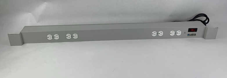 Lista LR51943 Series 8000 Workbench Power Strip 125V 15A 1875W - Outlets Tested