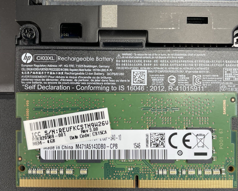 HP ProBook 640 G2 14" i5-6200U 2.30 GHz 4 GB RAM No SSD/OS/AC