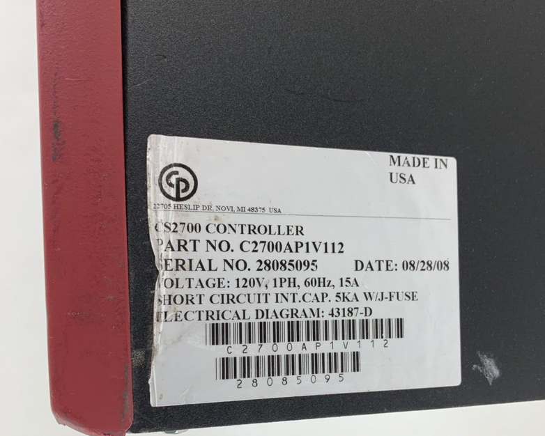 CP TechMotive CS2700AP1V112 Tool Controller CS2700 Parts and Repair