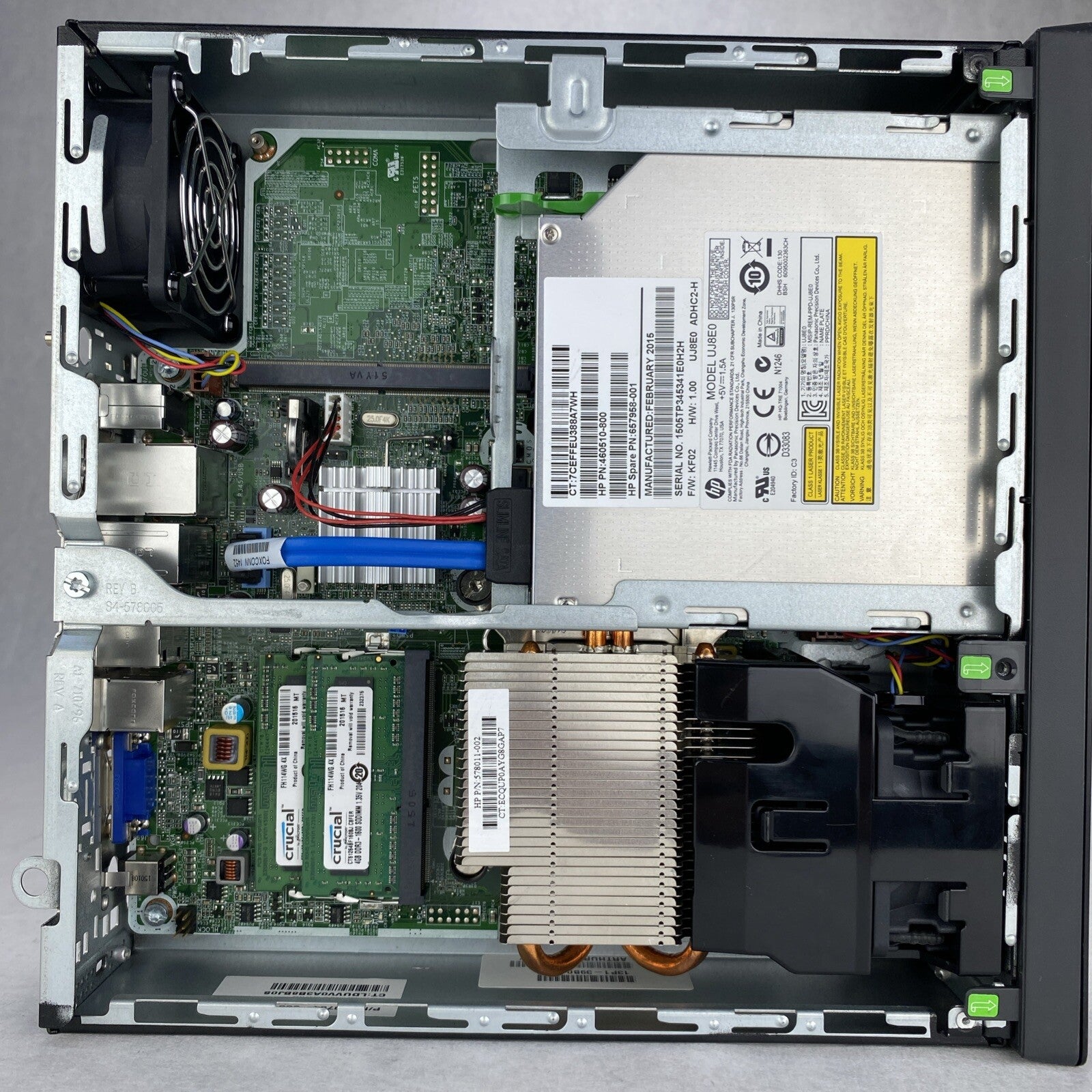 HP EliteDesk 800 G1 USDT Intel Core i5-4590s 3.0GHz 8GB RAM DVDRW No AC HDD OS